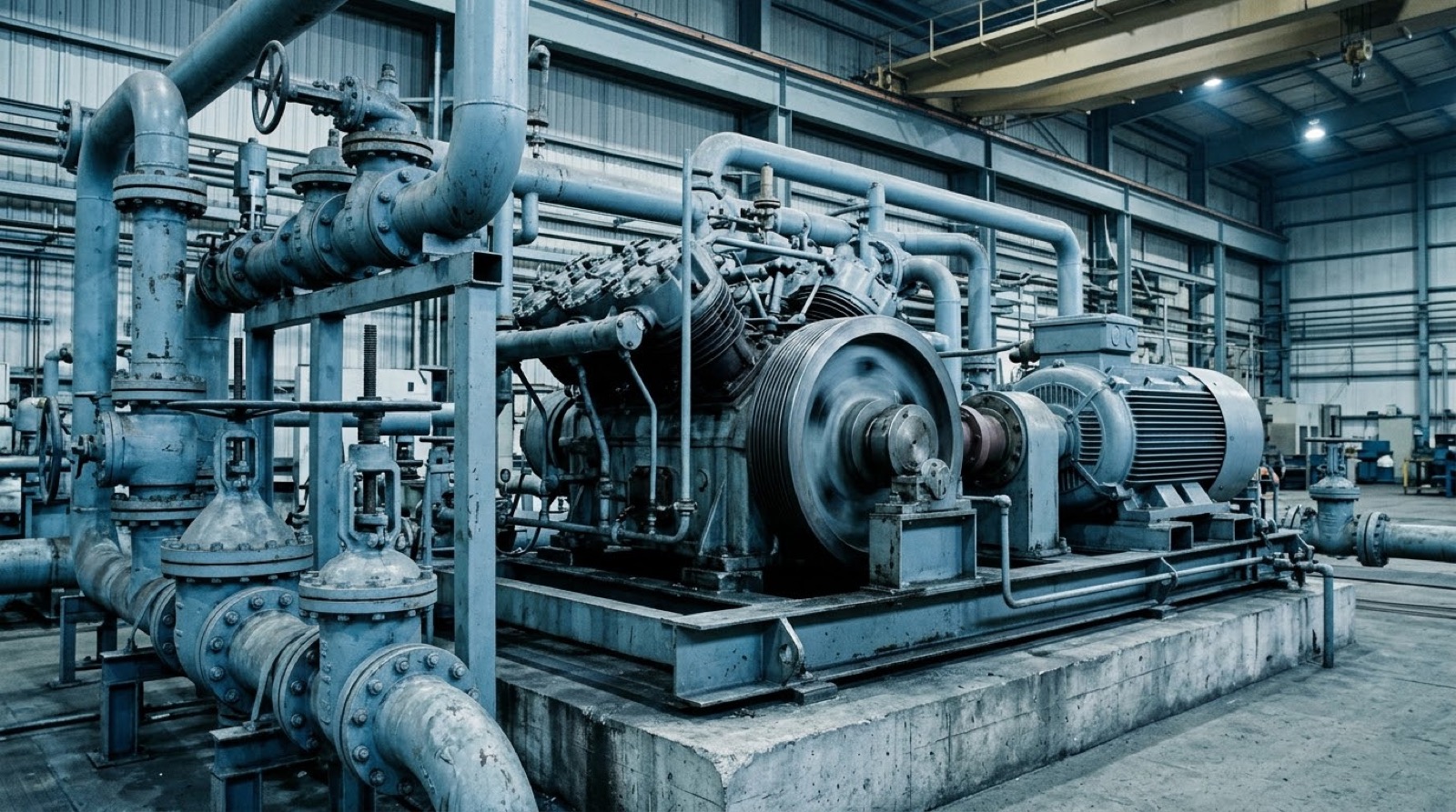 Поставили компрессорное оборудование для газоперерабатывающего завода